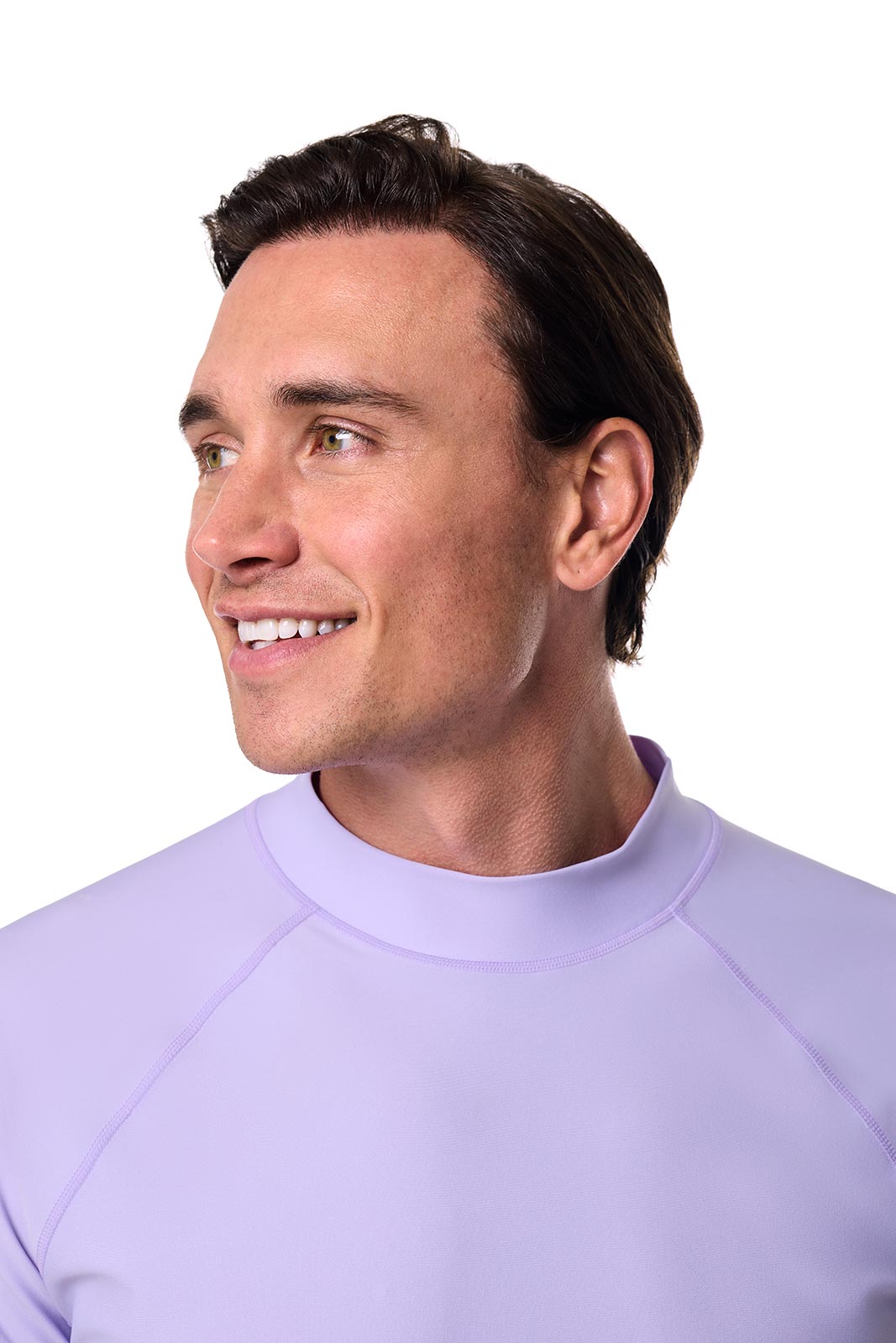 Men's Tulum Short Sleeve Surf Rash Guard | Lavendula