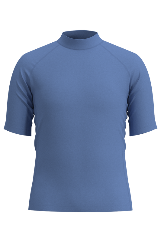 Men's Tulum Short Sleeve Surf Rash Guard | Bluebell