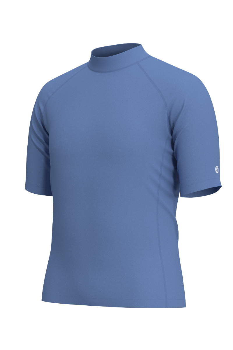 Men's Tulum Short Sleeve Surf Rash Guard | Bluebell