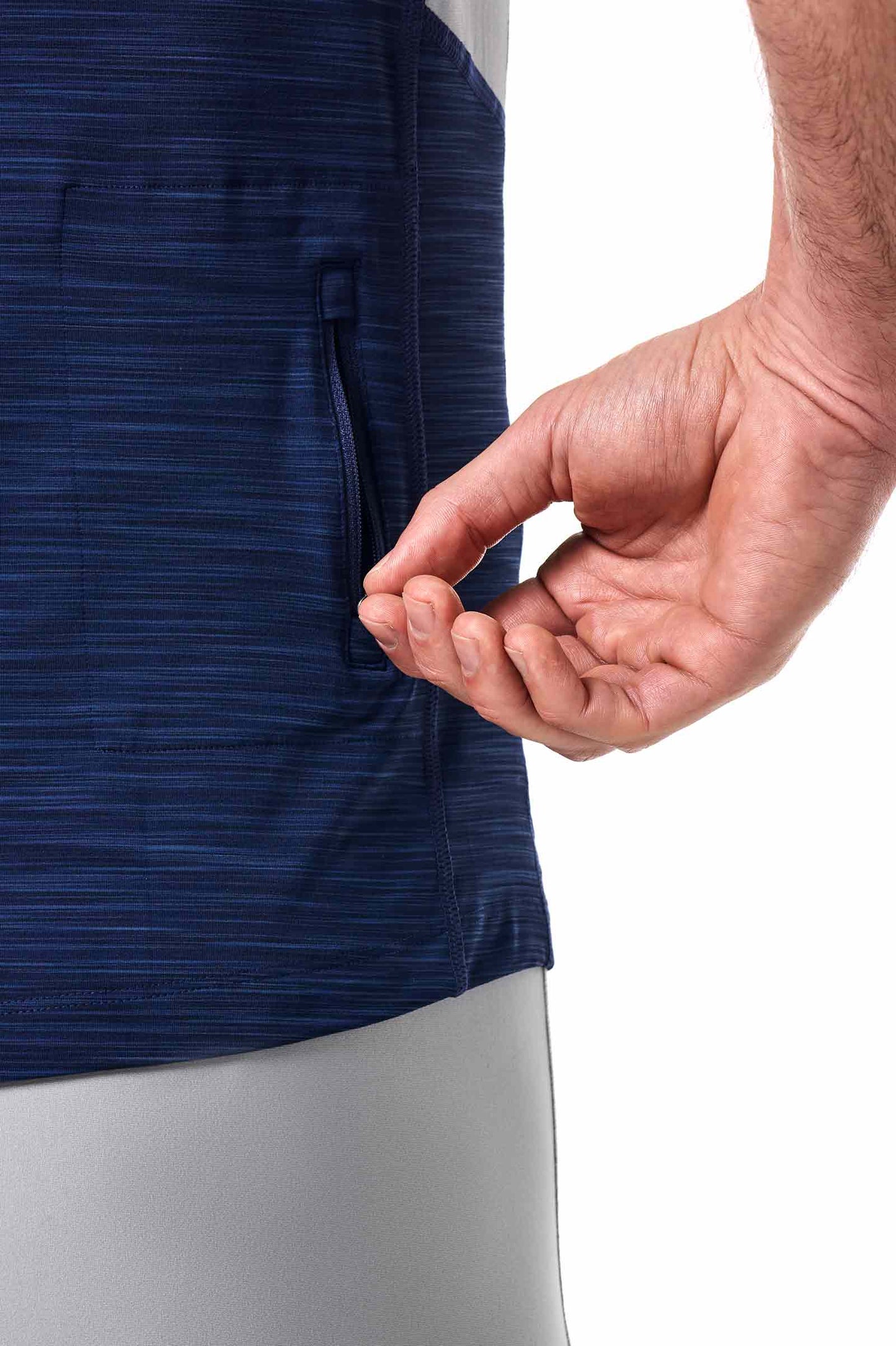 Men's Ultimate Short Sleeve Rash Guard | Navy Line