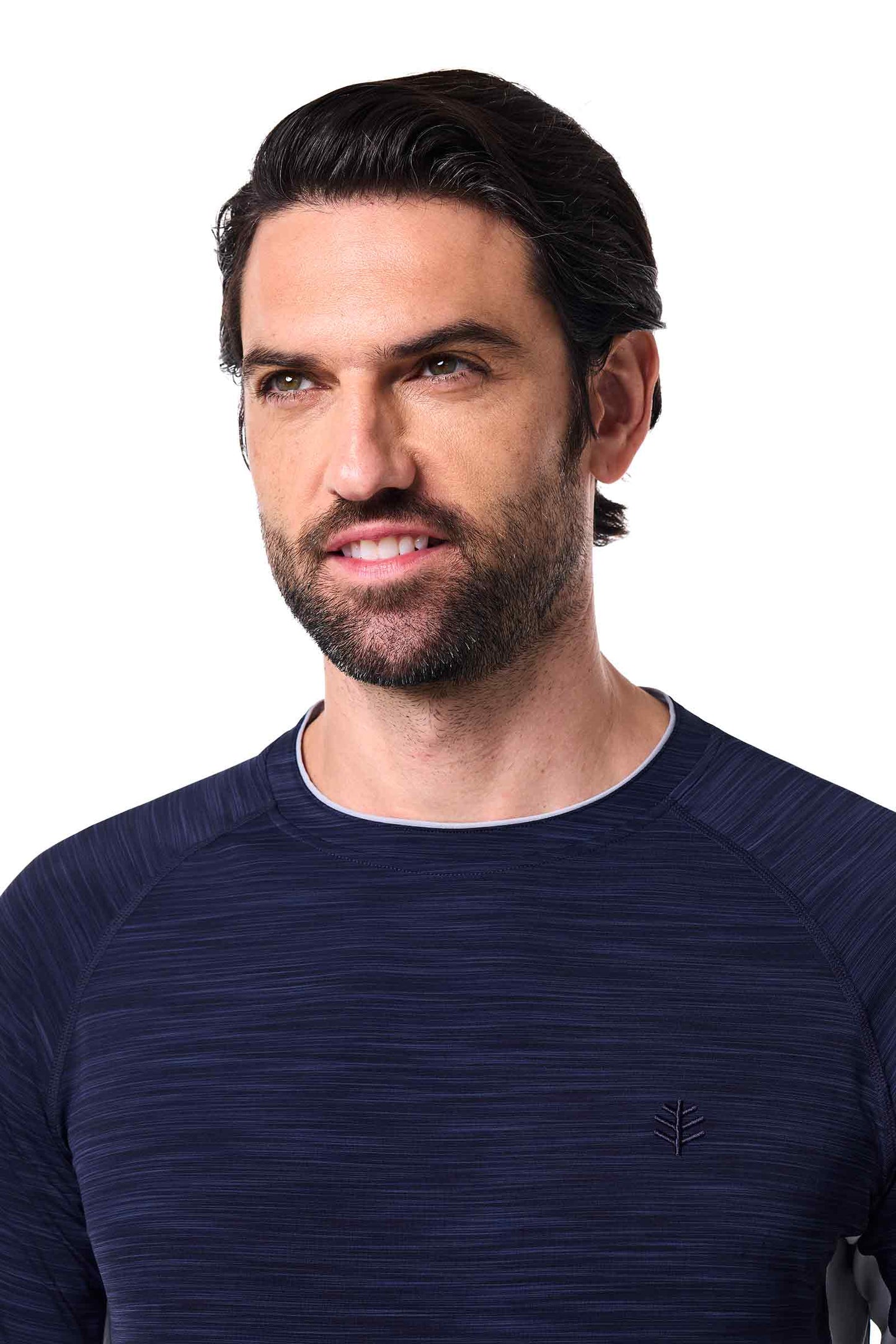 Men's Ultimate Short Sleeve Rash Guard | Navy Line