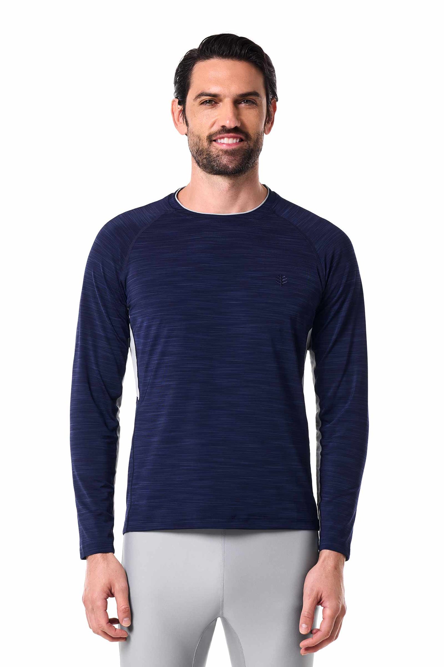 Men's Ultimate Long Sleeve Rash Guard | Navy Line