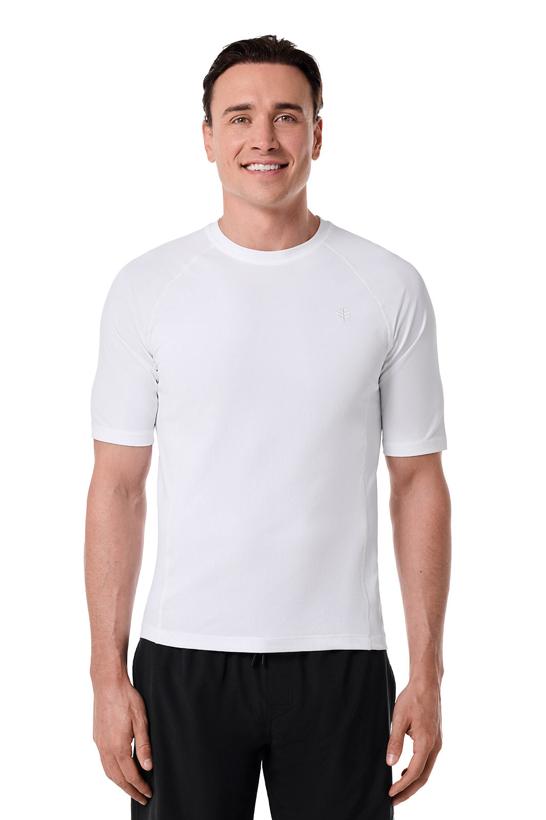 Men's Hightide Short Sleeve Swim Shirt | White