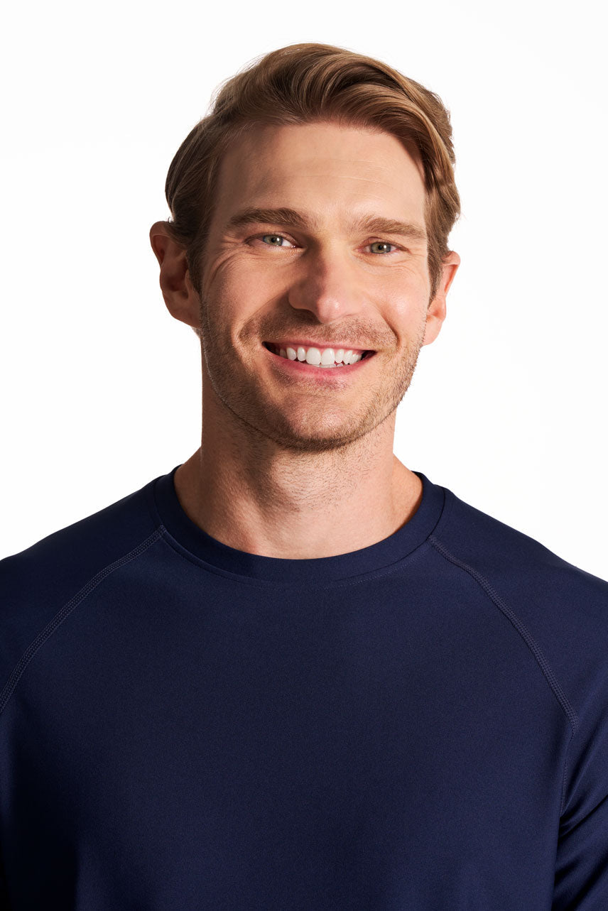 Men's Hightide Short Sleeve Swim Shirt | Navy