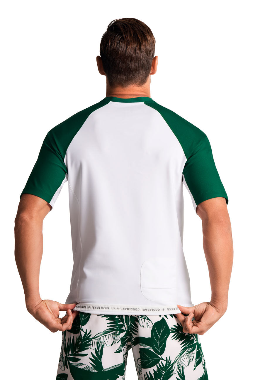 Men's Hightide Short Sleeve Swim Shirt | Eden Colorblock