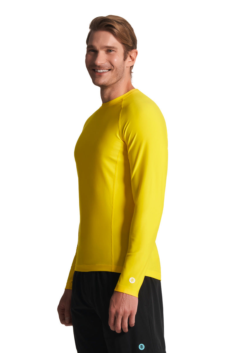 Men's Hightide Long Sleeve Swim Shirt | Nautical Yellow