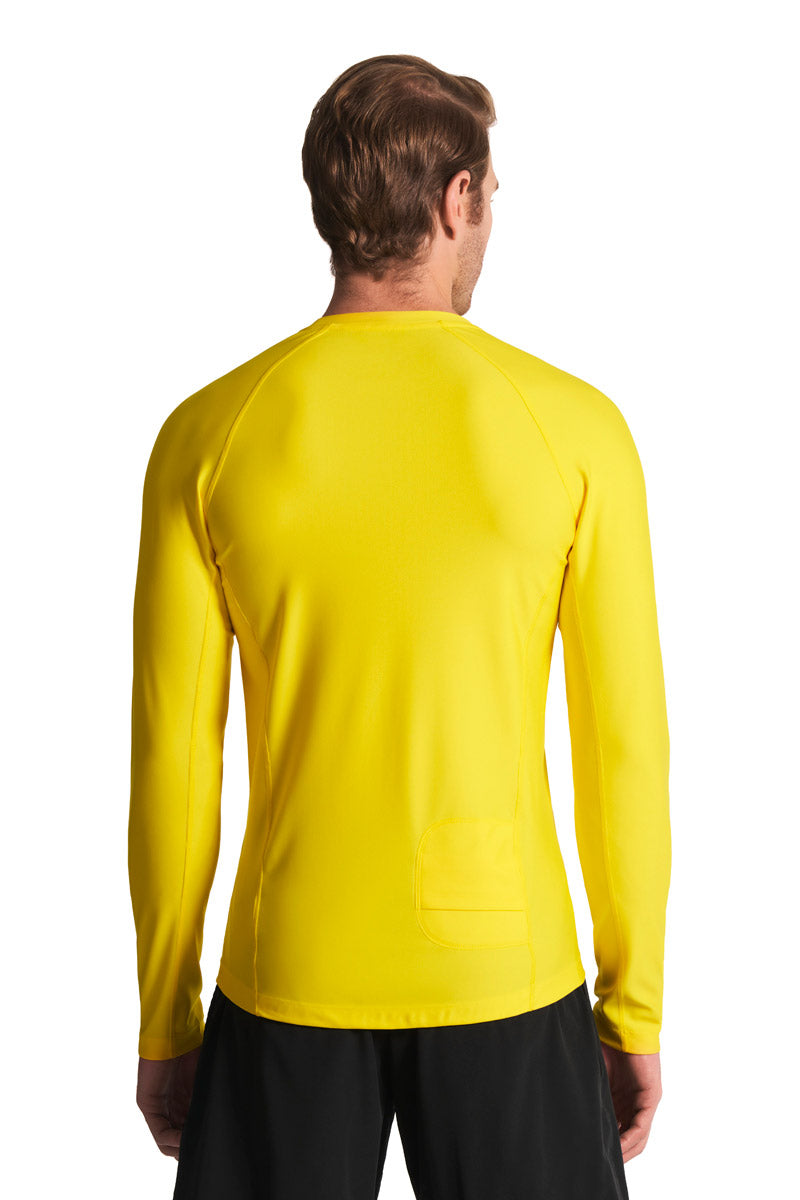Men's Hightide Long Sleeve Swim Shirt | Nautical Yellow