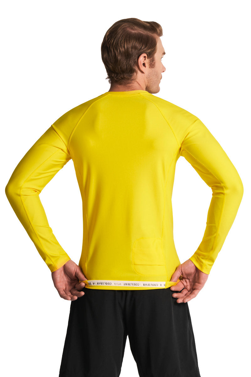 Men's Hightide Long Sleeve Swim Shirt | Nautical Yellow