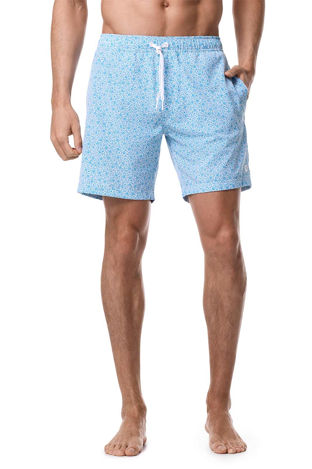 Men's Kahuna Swimming Shorts | Malibu Blue Shell We