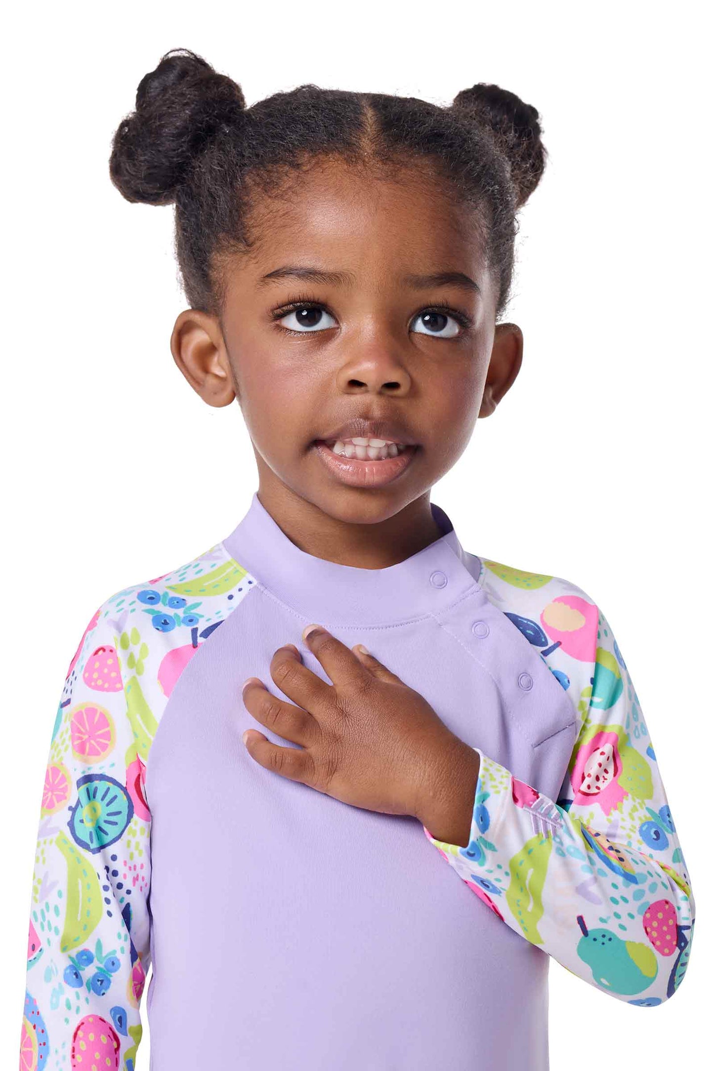 Kid's Beach One-Piece Swimsuit | Lavendula Colorblock