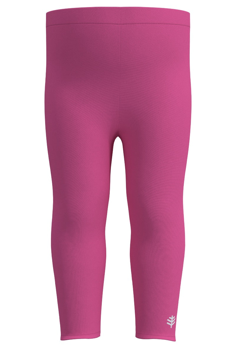 Kid's Wave Swim Tights | Tulip Pink