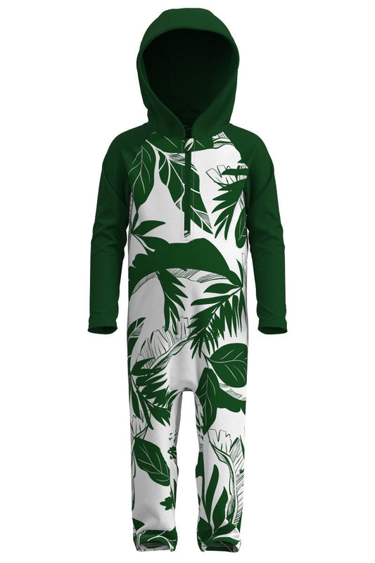Kid's Finn Hooded One-Piece Swimsuit | Eden Colorblock