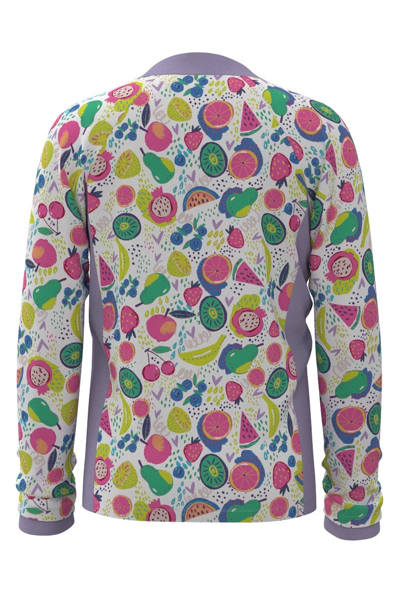 Kid's Wavechaser Zippy Rash Guard | Lavendula Colorblock