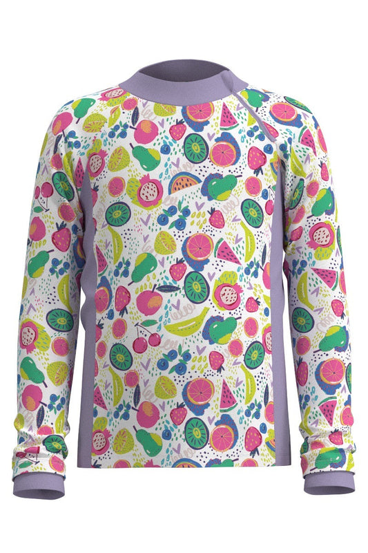 Kid's Wavechaser Zippy Rash Guard | Lavendula Colorblock
