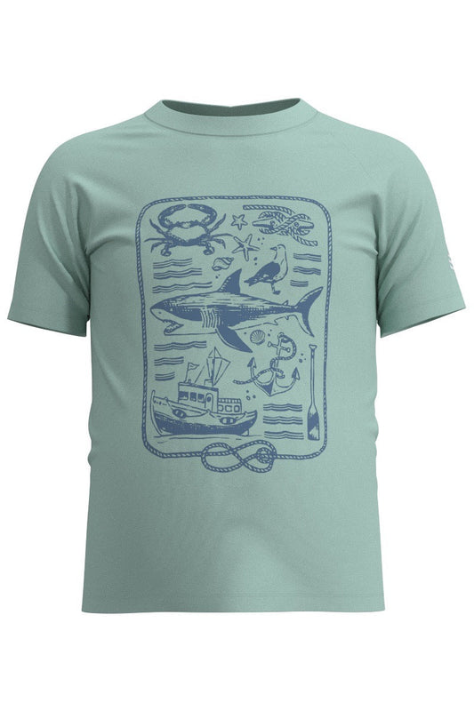 Kid's Sandshark Short Sleeve Surf Shirt | Skyride