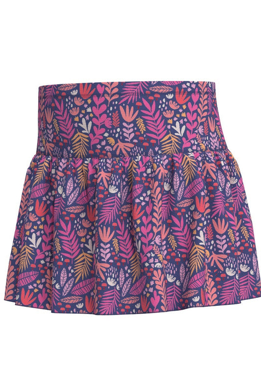 Kids Wavecatcher Swim Skirt | Future Dusk Blooming Forest