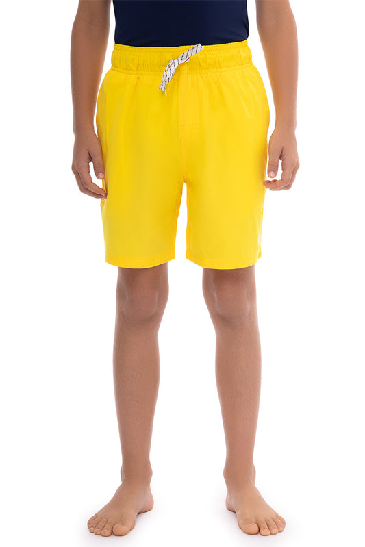 Kid's Island Swim Trunks | Bold Yellow