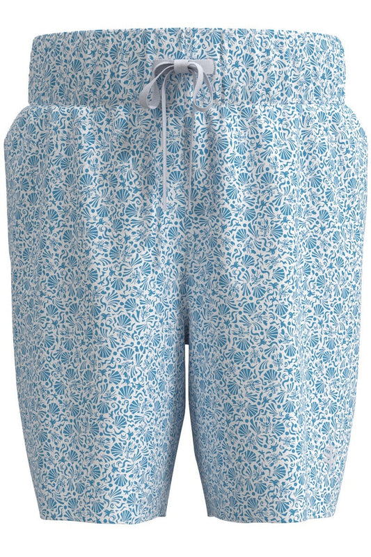 Kid's Island Swim Trunks | Malibu Blue Shell We
