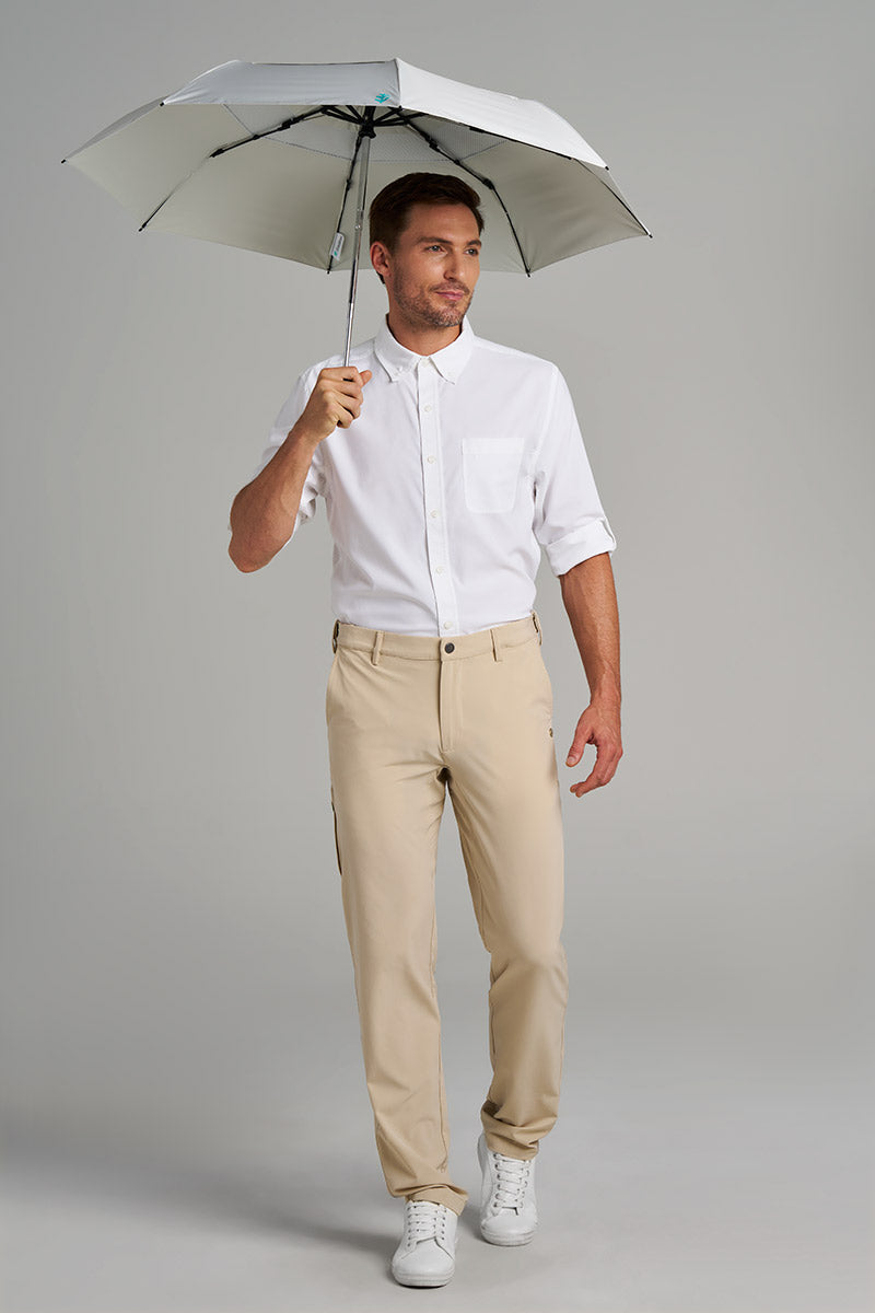 42 Inch Sodalis Travel Umbrella | Sleek Grey