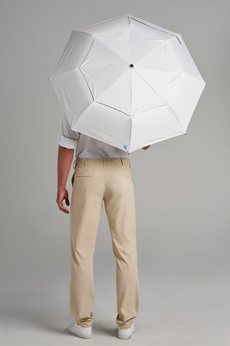 42 Inch Sodalis Travel Umbrella | Sleek Grey
