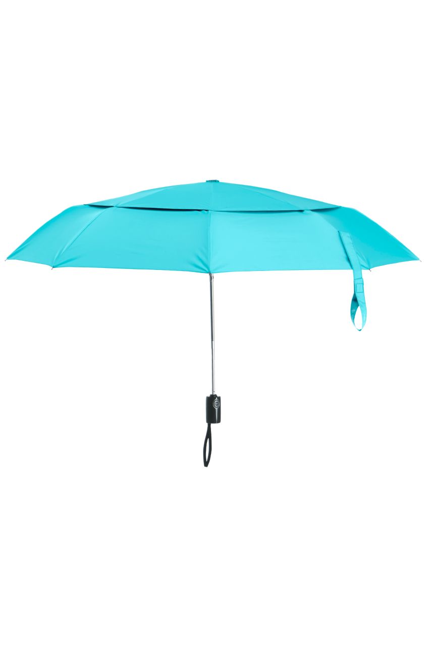 42 Inch Sodalis Travel Umbrella | Coolibar Blue