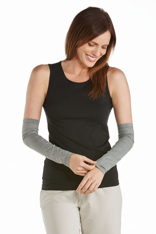 Women's Navagio Sun Sleeves | Grey Heather | Core