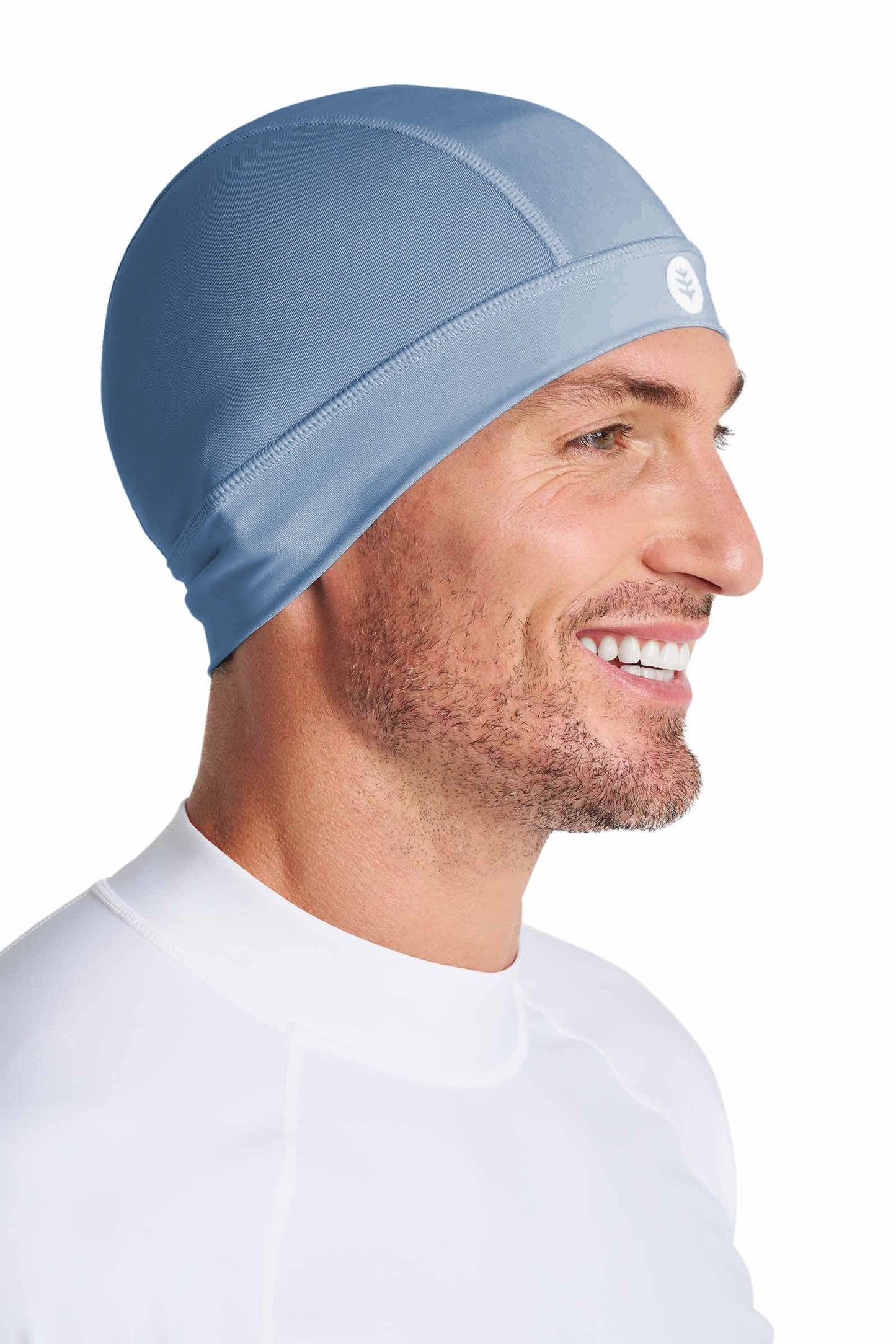 Unisex Aqua Sun Skully Cap | Blue Dusk