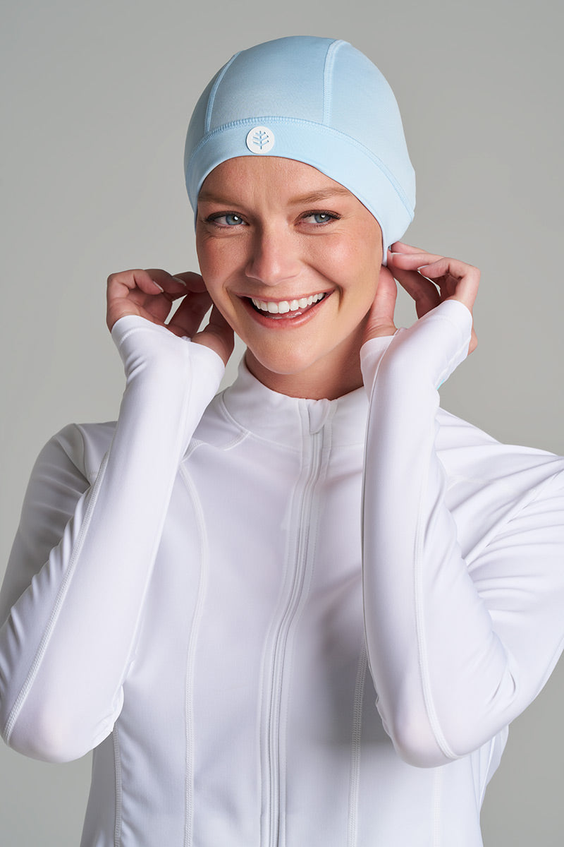 Gorro unisex Aqua Sun Skully | Azul Crepúsculo