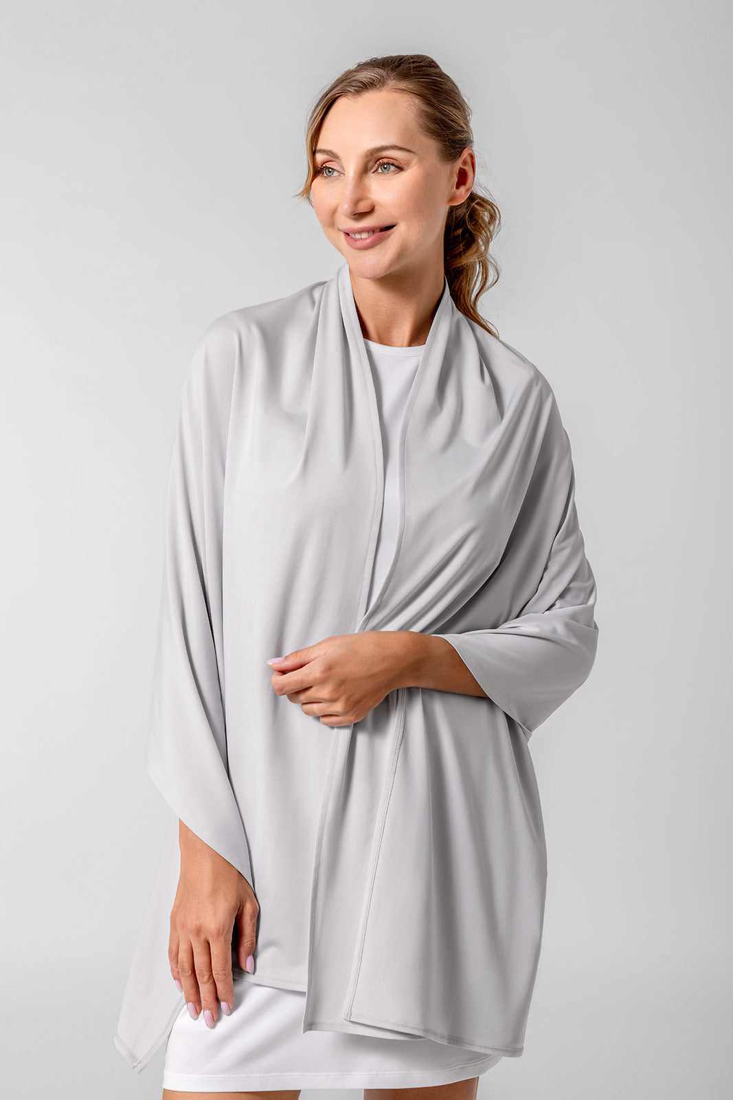 Women's Bhakti Sun Shawl | Sleek Grey