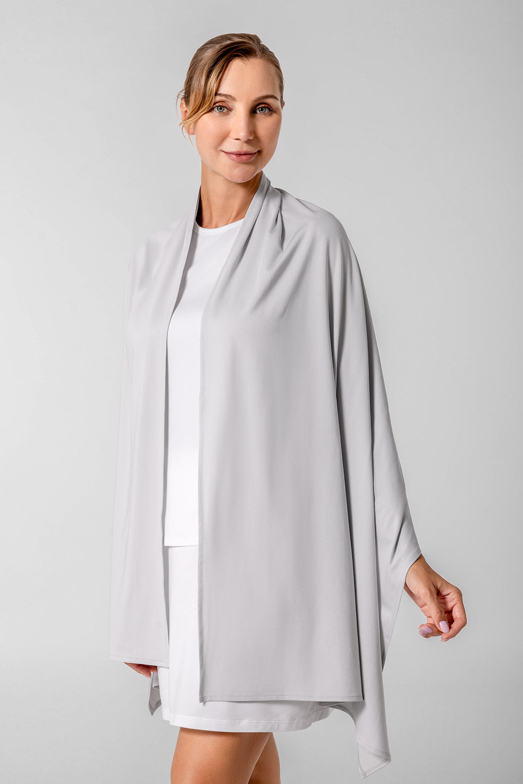 Women's Bhakti Sun Shawl | Sleek Grey