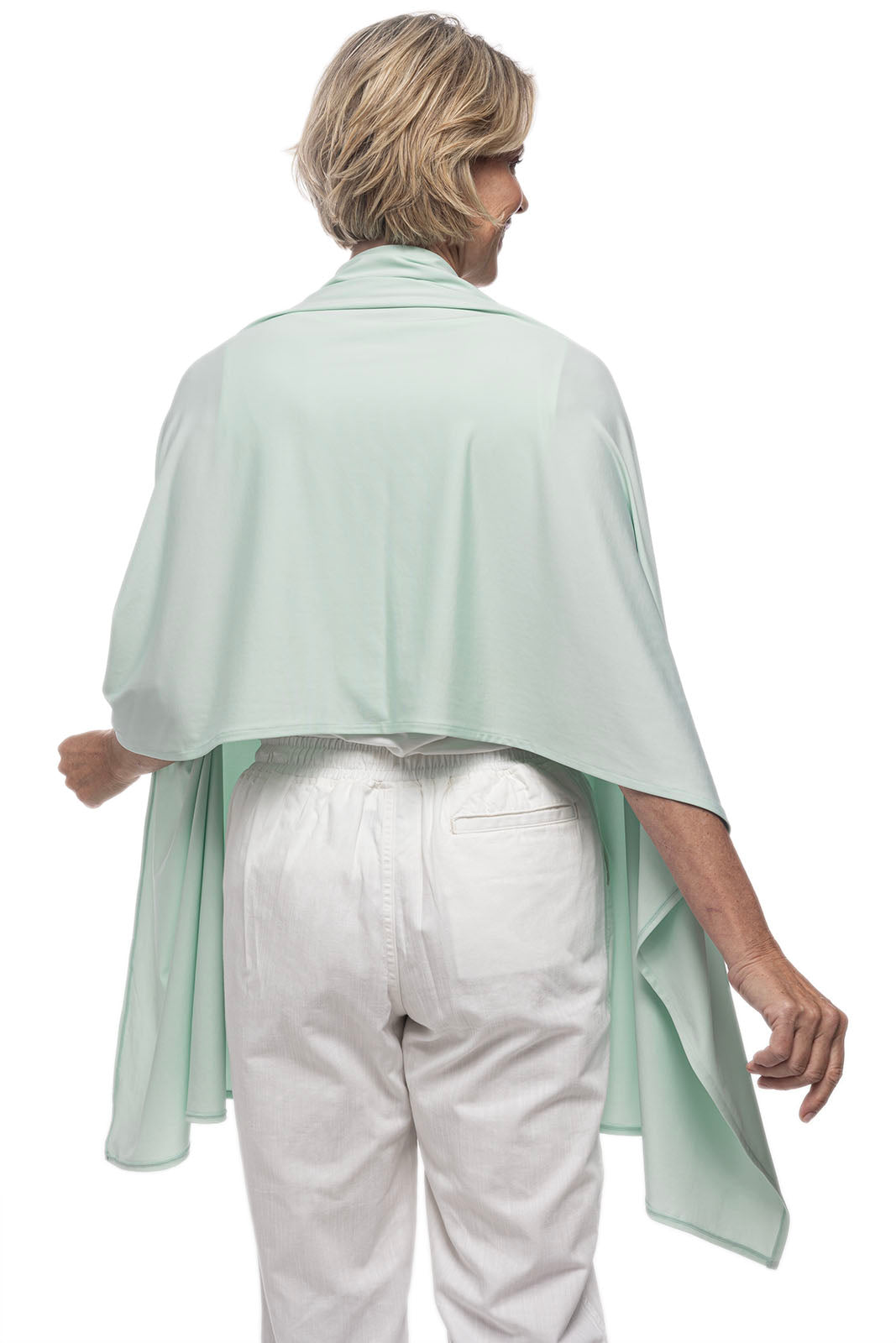 Women's Bhakti Sun Shawl | Misty Aqua