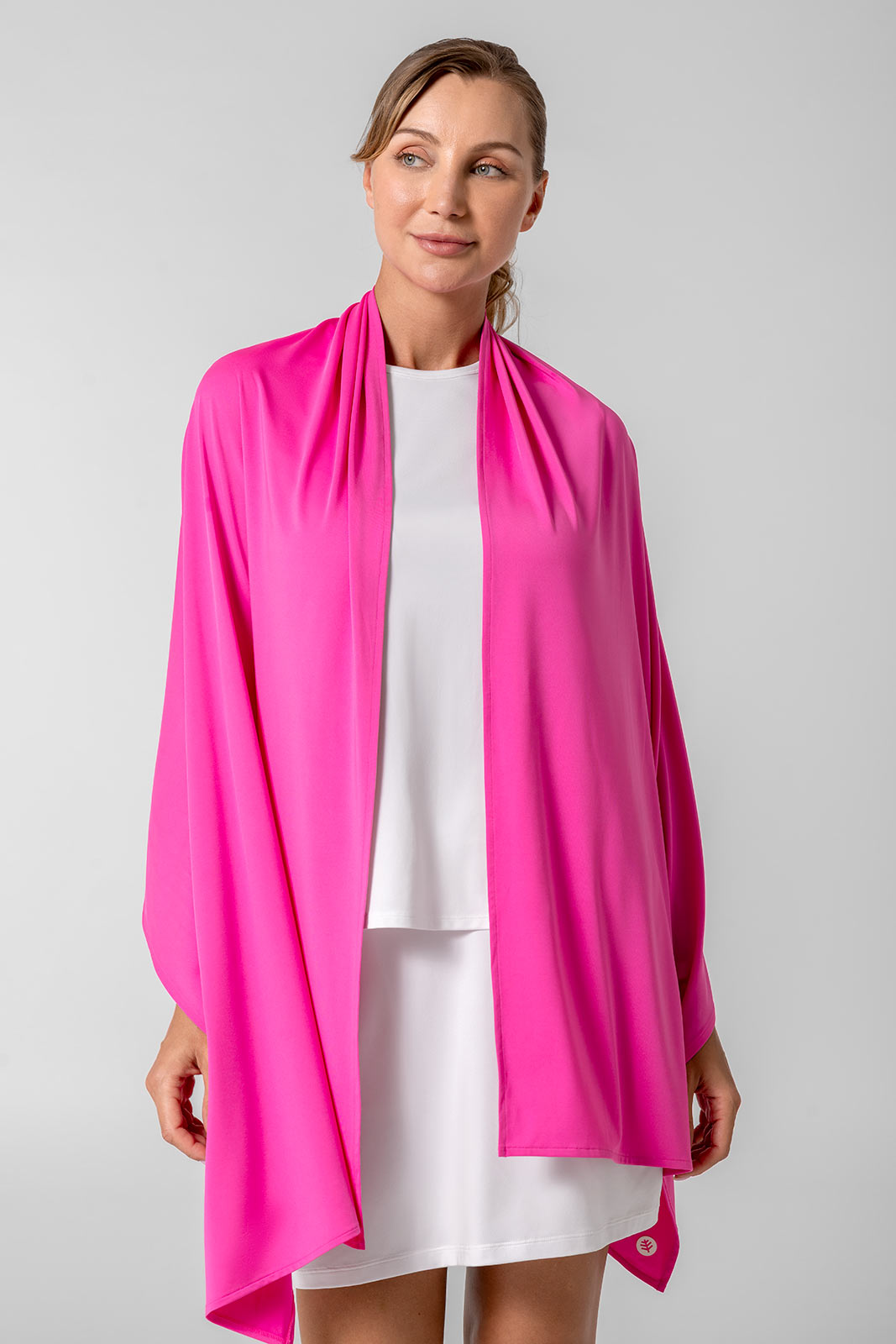Women's Bhakti Sun Shawl | Tulip Pink