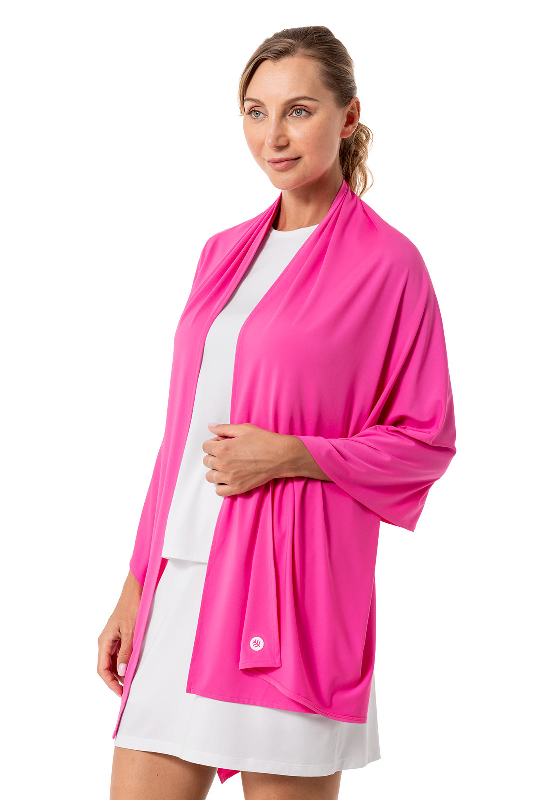 Women's Bhakti Sun Shawl | Tulip Pink