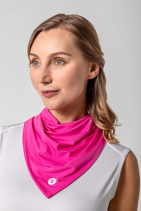 Unisex Virasana Performance Sun Bandana | Tulip Pink
