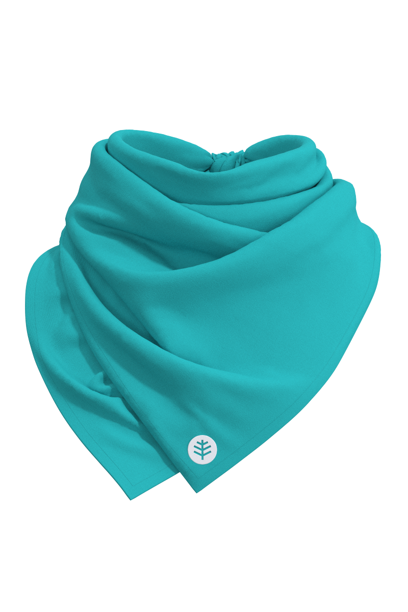 Unisex Virasana Performance Sun Bandana | Coolibar Blue