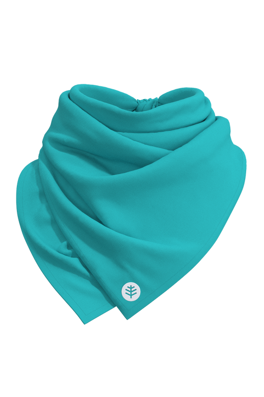 Unisex Virasana Performance Sun Bandana | Coolibar Blue