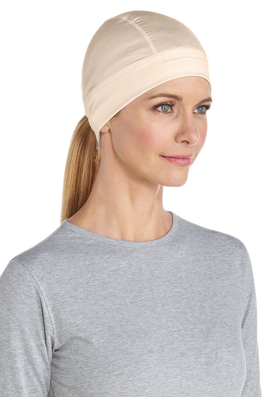 Unisex Hubbard UV Skull Cap | Beige