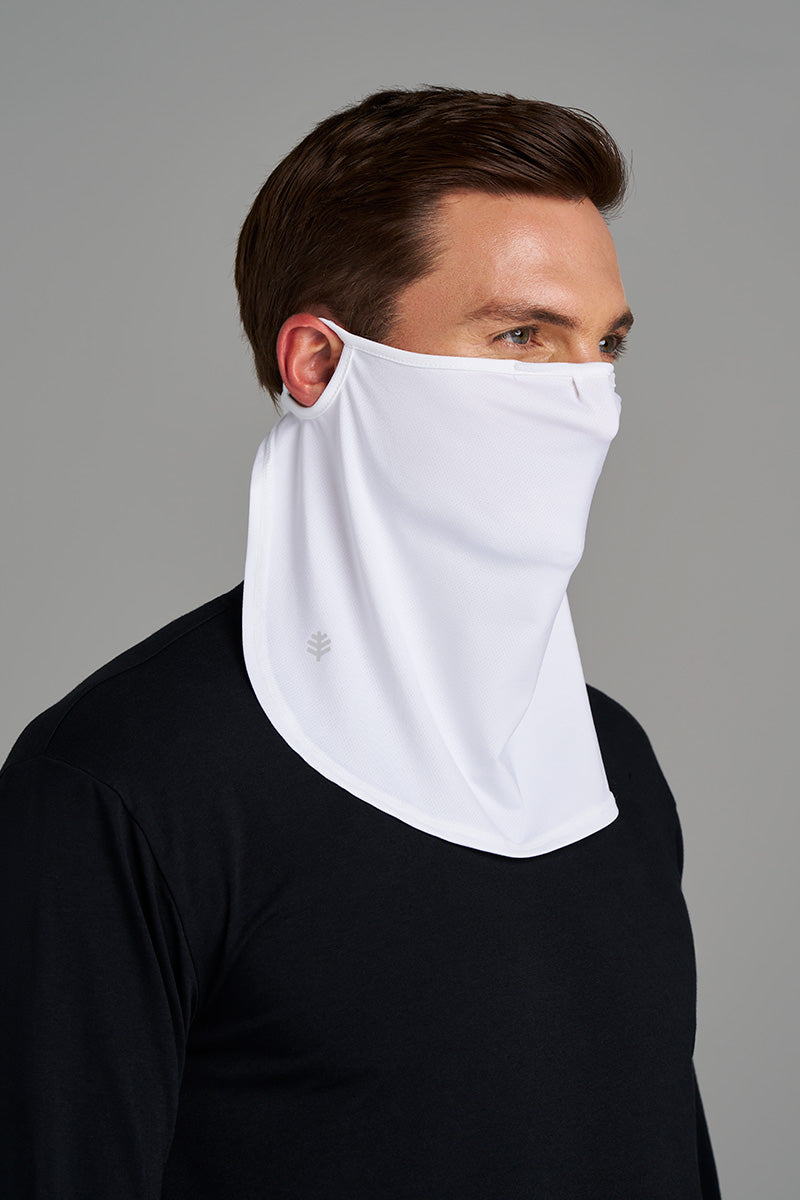 Unisex Crestone UV Face Mask | White