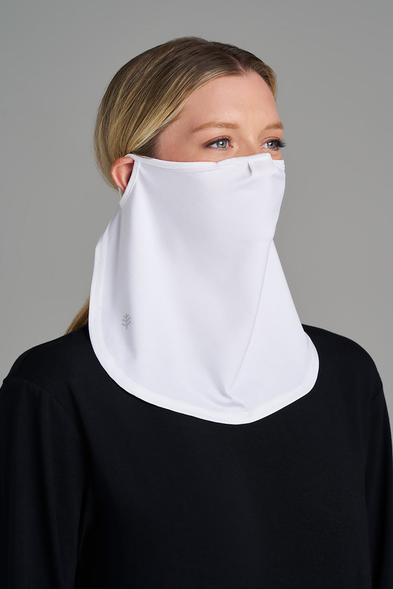 Unisex Crestone UV Face Mask | White
