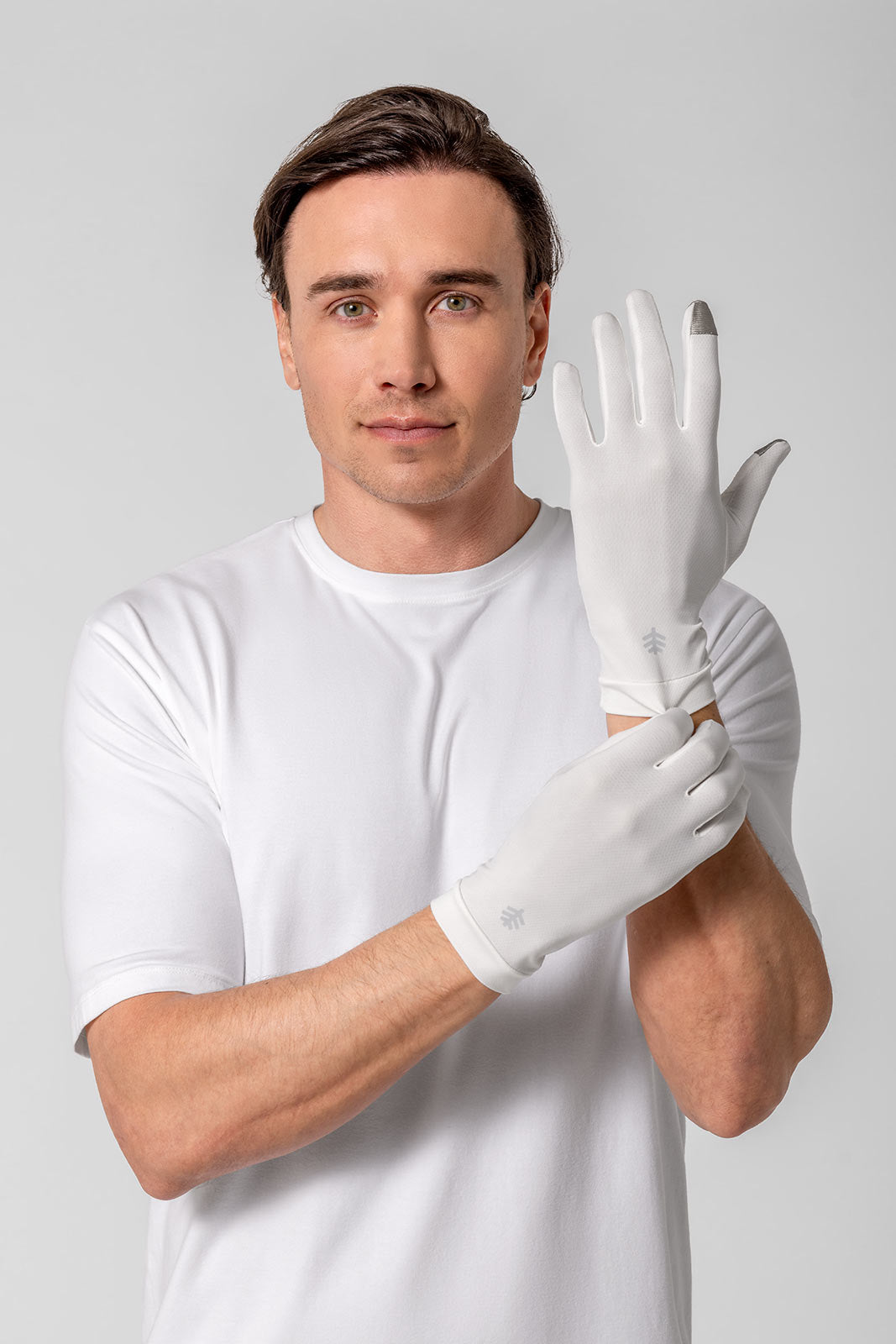 Unisex Gannett UV Gloves | Pearl