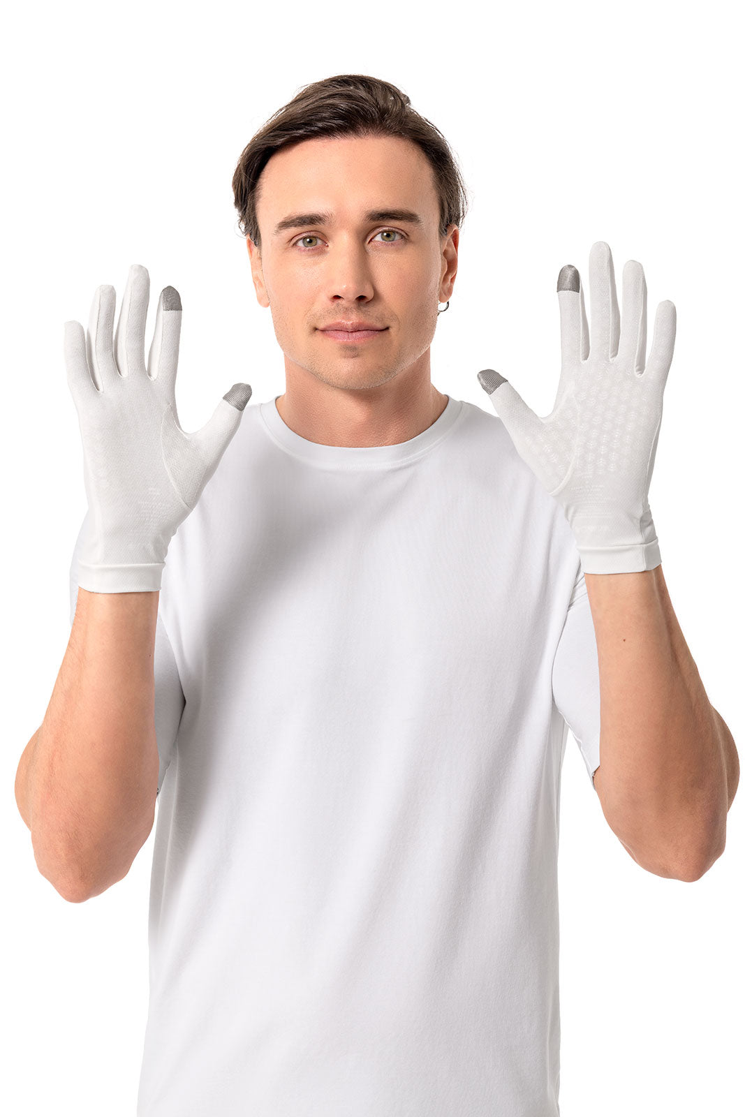 Unisex Gannett UV Gloves | Pearl