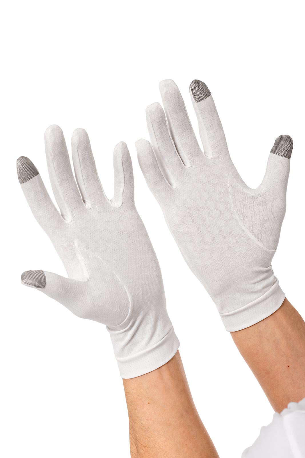 Unisex Gannett UV Gloves | Pearl