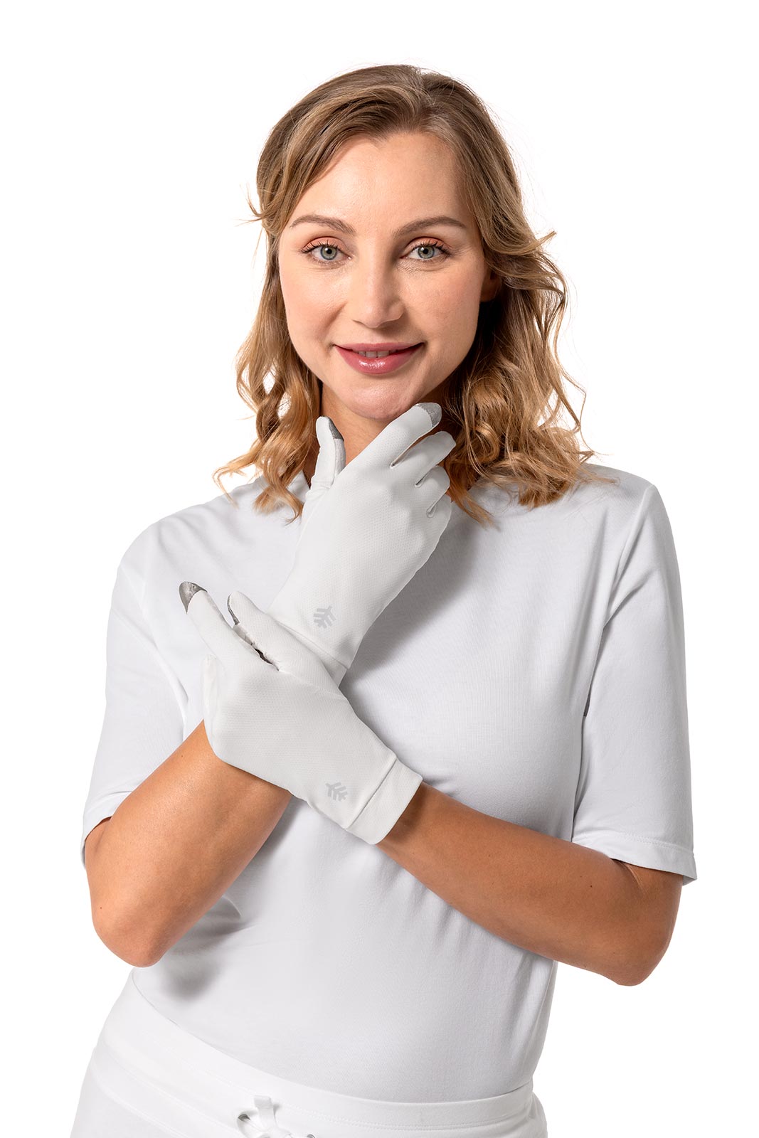 Unisex Gannett UV Gloves | Pearl