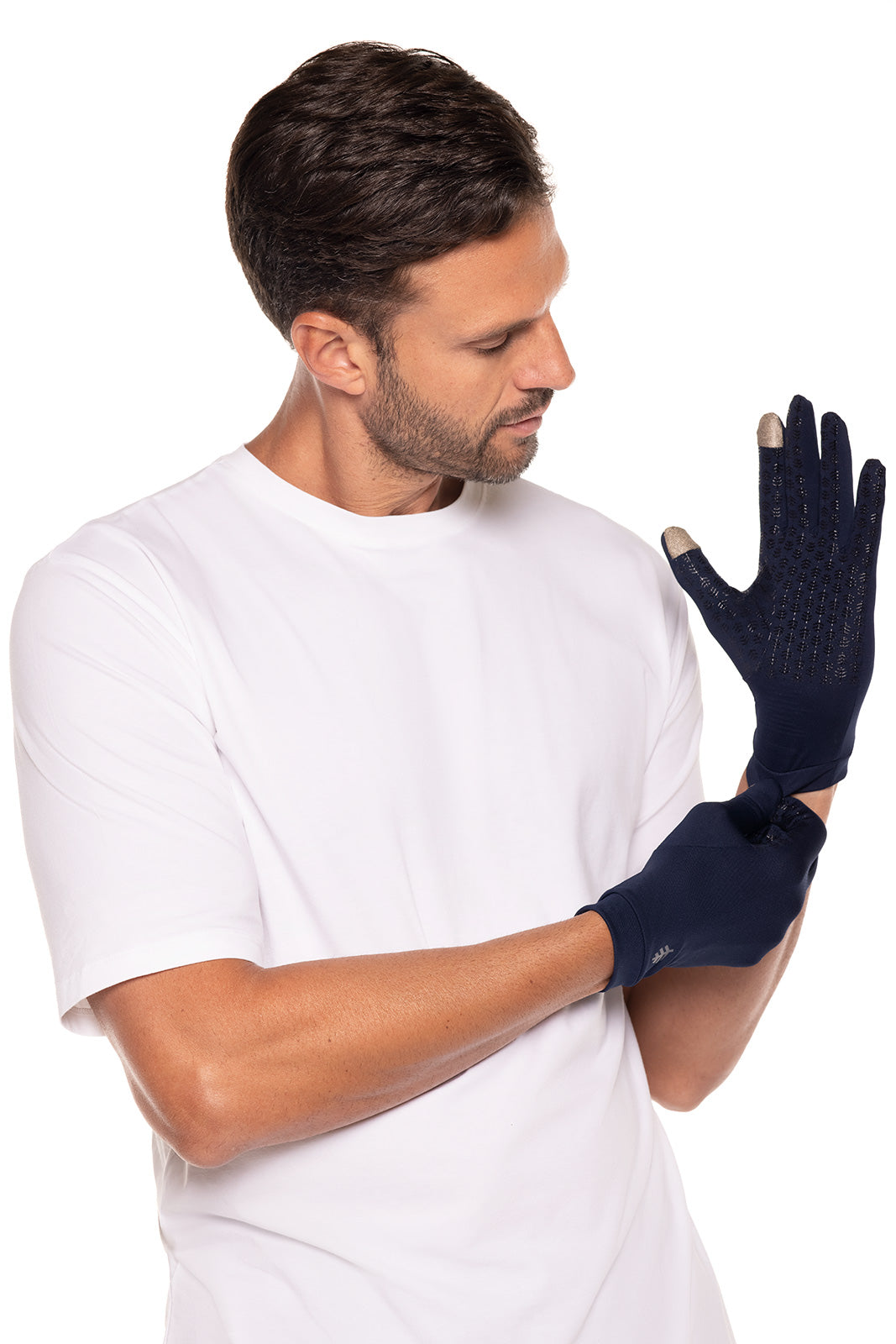 Unisex Gannett UV Gloves | Navy