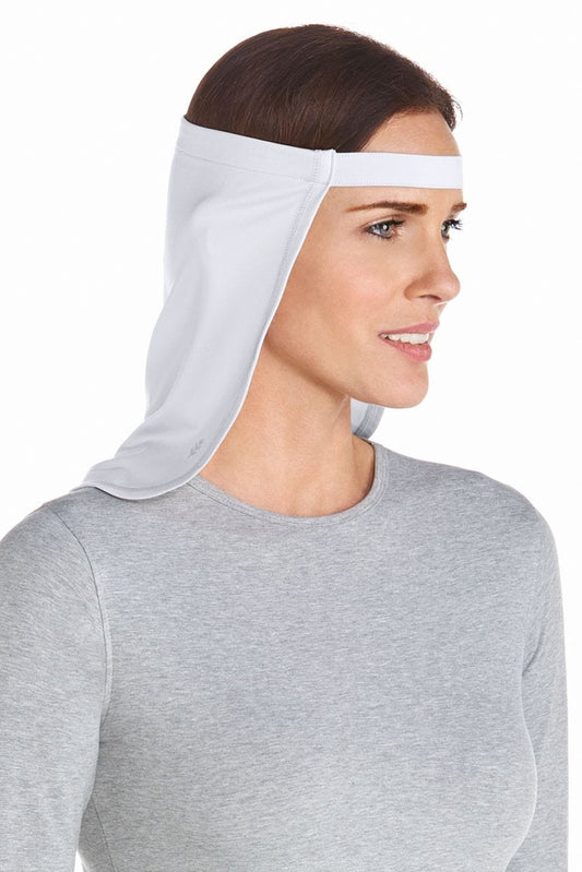 Unisex Windom UV Hat Drape | White