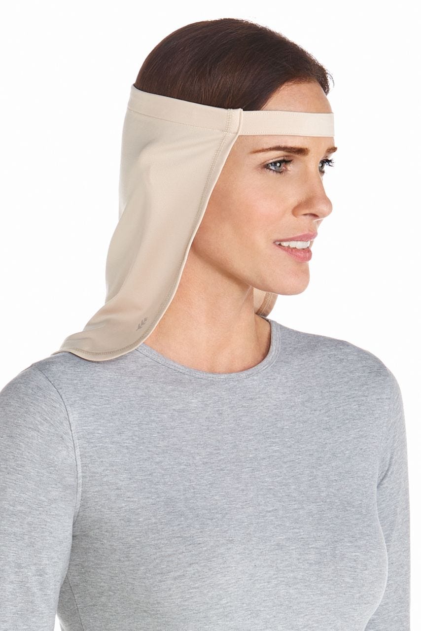 Unisex Windom UV Hat Drape | Beige
