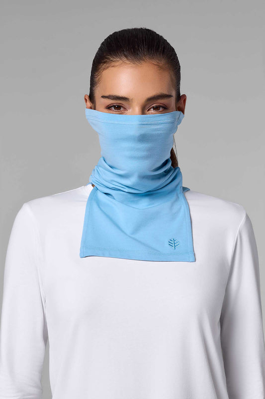 Unisex Key West Sun Neck Gaiter | Artic Blue