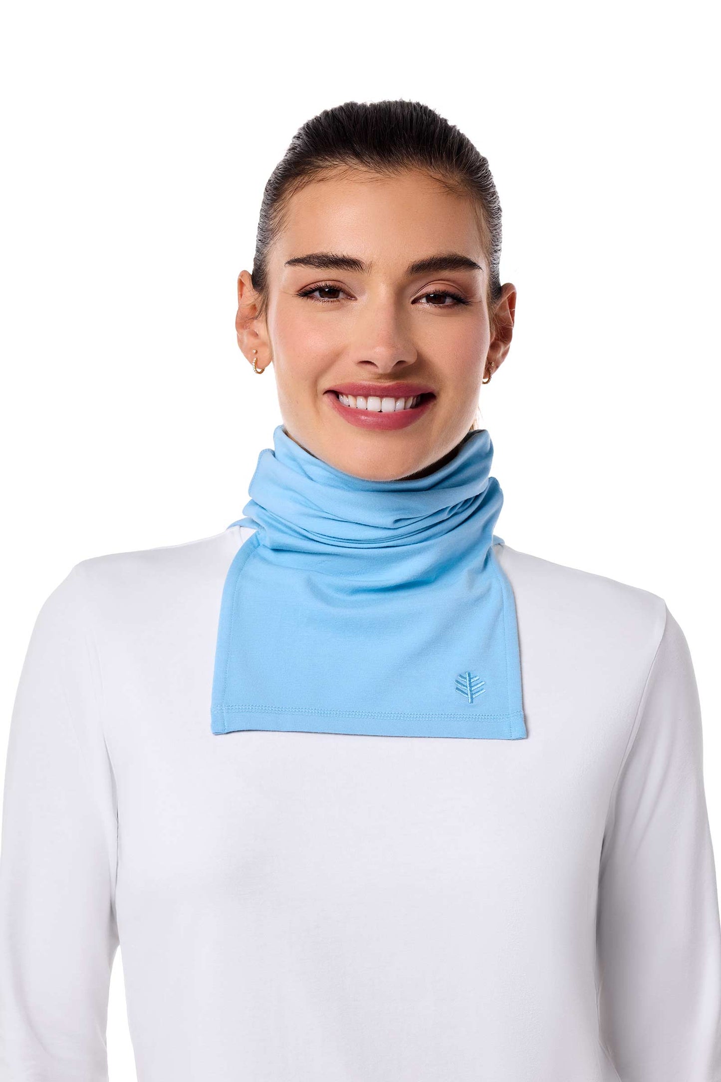 Unisex Key West Sun Neck Gaiter | Artic Blue