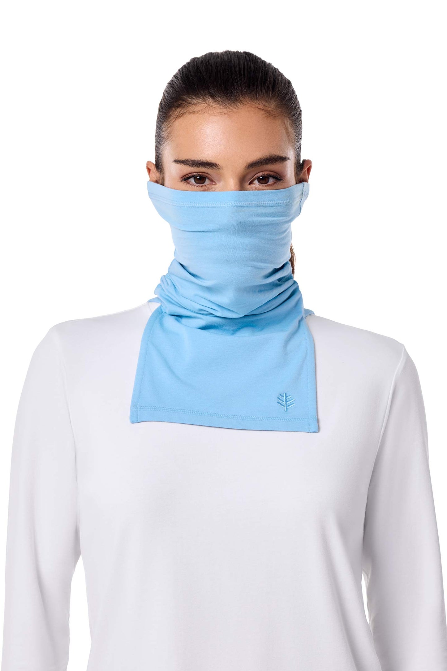 Unisex Key West Sun Neck Gaiter | Artic Blue