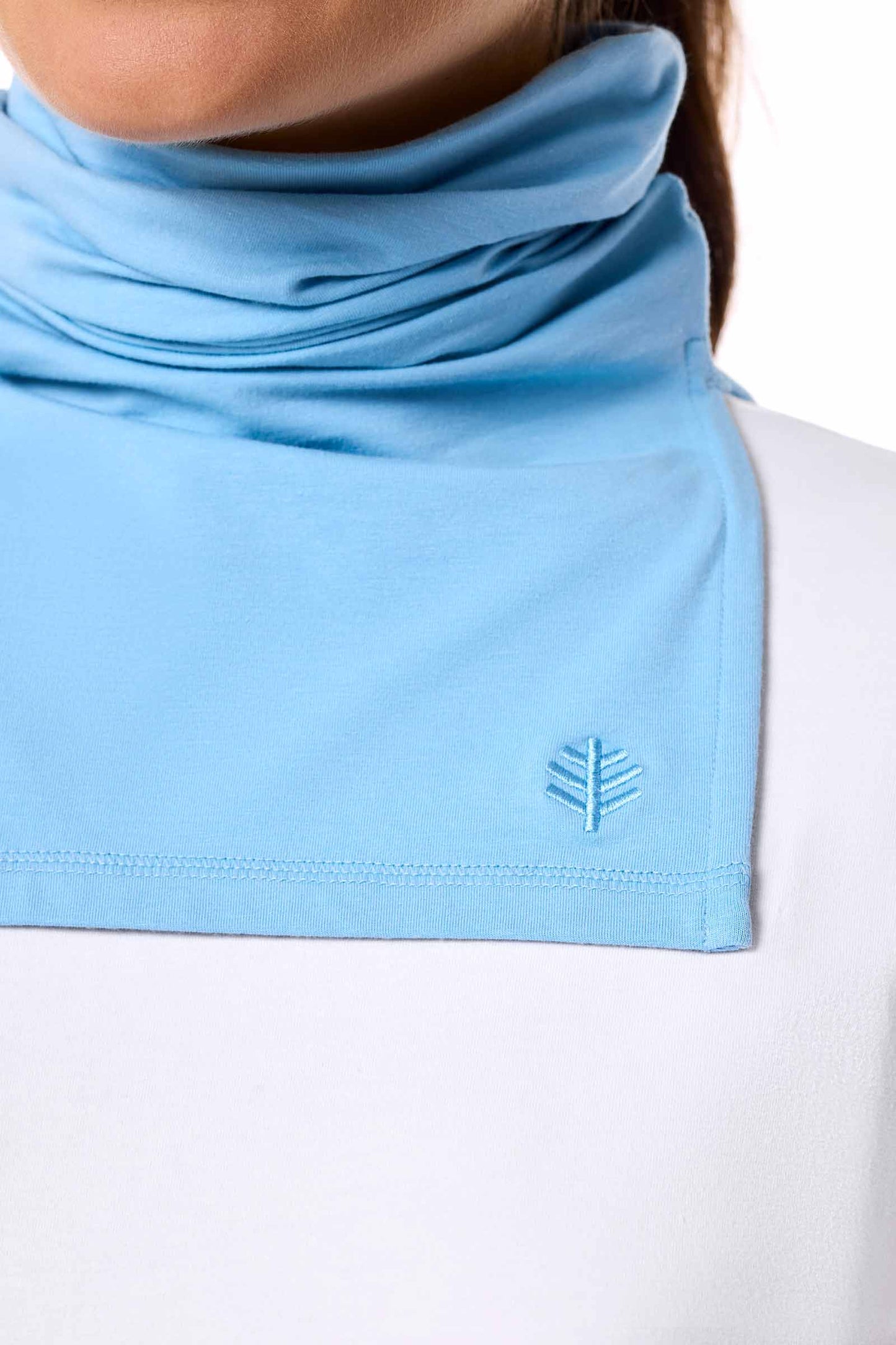 Unisex Key West Sun Neck Gaiter | Artic Blue